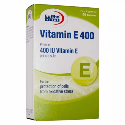 کپسول ویتامین ای 400 واحد یوروویتال بسته 40 عددی