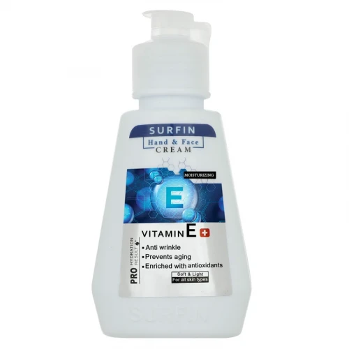 کرم آبرسان و مرطوب کننده سورفین مدل ویتامین E حجم 125 میلی لیتر