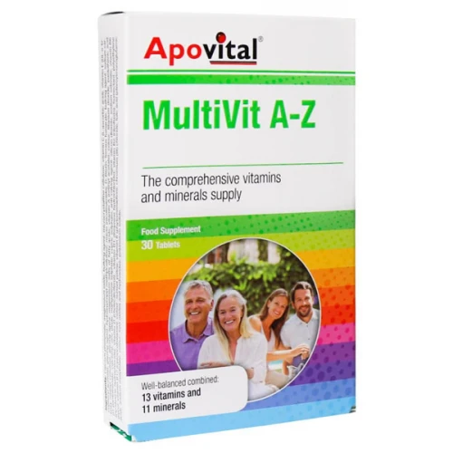 قرص مولتی ویت A تا Z آپوویتال بسته 30 عددی