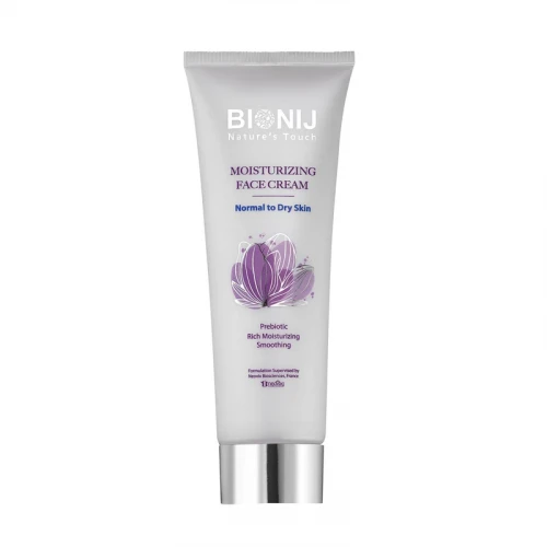 کرم مرطوب‌کننده صورت بیونیج مدل prebiotic مناسب برای پوست‌ معمولی تا خشک حجم 50 میلی‌لیتر