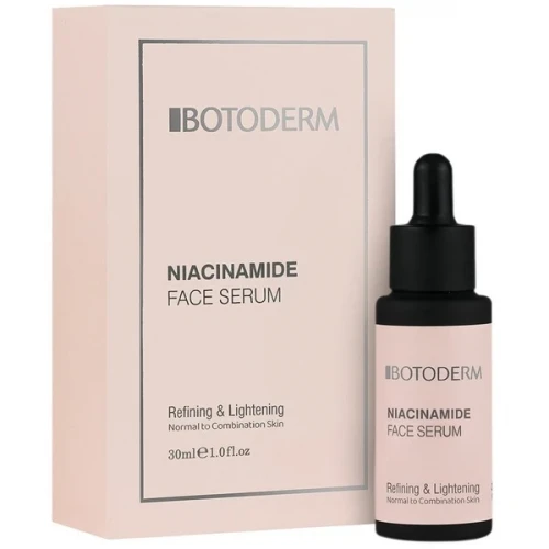 سرم روشن کننده پوست بوتودرم مدل نیاسینامید مناسب برای پوست معمولی حجم 30 میلی لیتر