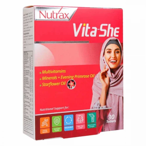 قرص مولتی ویتامین ویتا شی نوتراکس بسته 30 عددی
