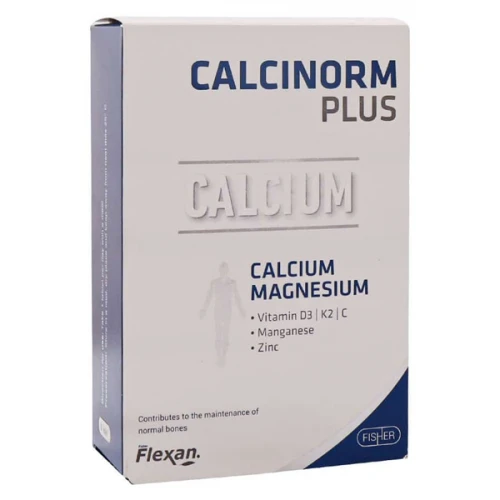 قرص کلسی نورم پلاس فیشر فلکسان 60 عدد (حمایت از استخوان و دندان‌ها)