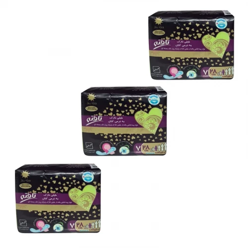 نوار بهداشتی تافته مدل روز مجموعه 3 عددی