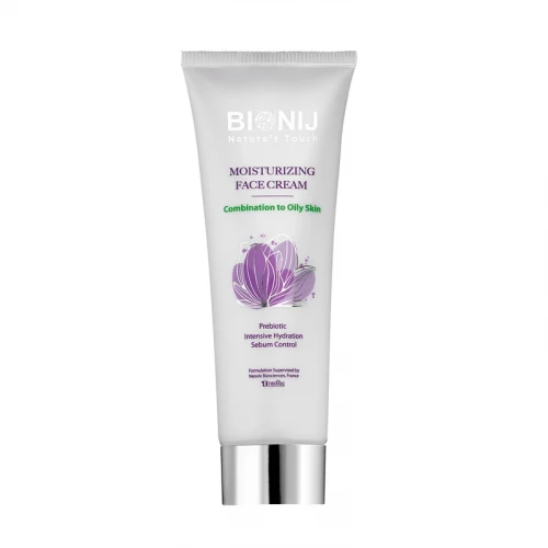 کرم مرطوب‌کننده صورت بیونیج مدل prebiotic مناسب برای پوست‌ مختلط تا چرب حجم 50 میلی‌لیتر