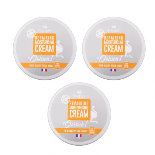 کرم مرطوب کننده سوپکس مدل OSTRICH حجم 200 میلی لیتر مجموعه 3 عددی