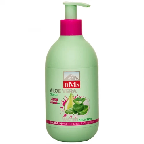 کرم مرطوب کننده بی ام اس مدل گیاه آلوئه ورا حجم 300 میلی لیتر
