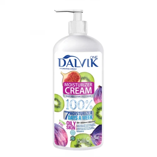 کرم مرطوب کننده دالویک وان مدل انجیر کیوی حجم 500 میلی لیتر