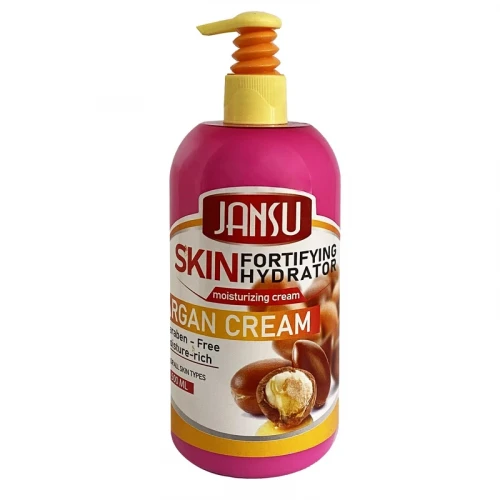 کرم مرطوب کننده دست جانسو مدل روغن آرگان مناسب برای انواع پوست حجم 500 میلی لیتر