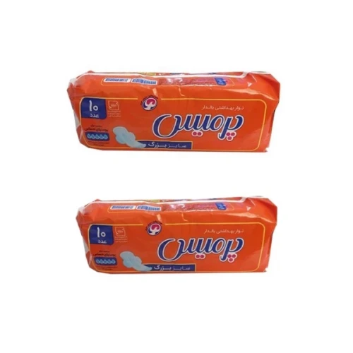 نوار بهداشتی پرمیس مدل  044 دو بسته 10 عددی