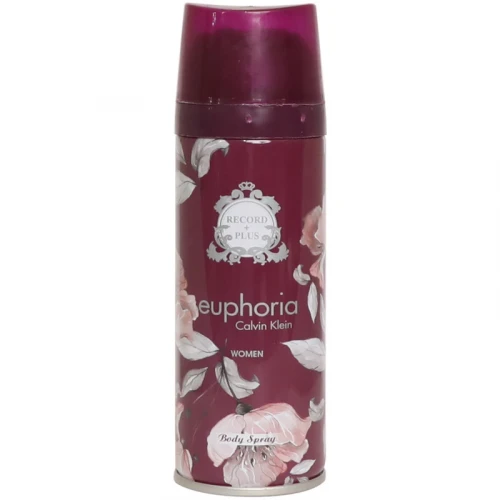 اسپری خوشبو کننده بدن زنانه رکورد مدل Euphoria W حجم 200 میلی لیتر