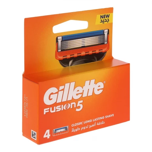 تیغ یدک ژیلت مدل Fusion 5 بسته 4 عددی