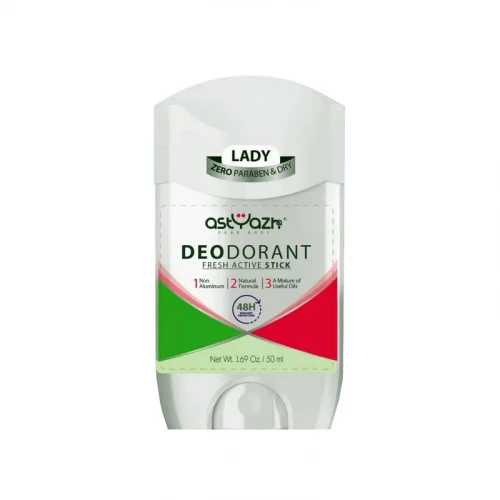 دئودورانت  زنانه آستیاژا مدل FRESH ACTIVE حجم 50 میلی لیتر