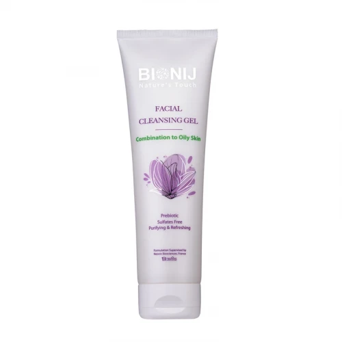 ژل شستشو صورت بیونیج مدل prebiotic مناسب برای پوست‌ مختلط تا چرب حجم 150 میلی‌لیتر