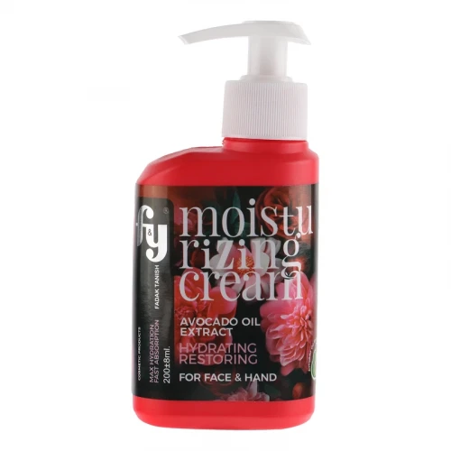 کرم نرم کننده و مرطوب کننده دست و صورت فدک تانیش مدل آووکادو کد FY-A حجم 200 میلی لیتر