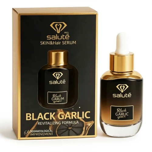 سرم رویش مجدد پوست و مو سالوته پرو مدل سیر سیاه  مناسب برای انوع پوست حجم 30 میلی لیتر