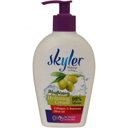 کرم مرطوب کننده دست و صورت اسکایلر مدل Olive Oil حجم 250 میلی لیتر