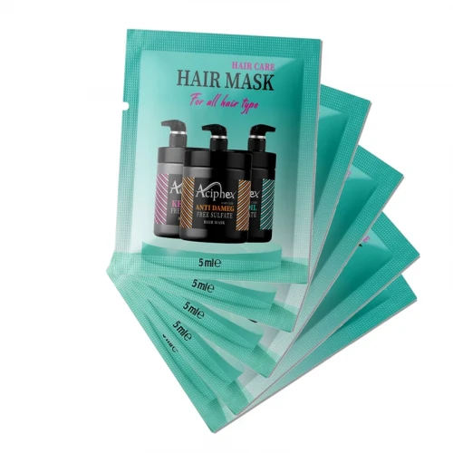 ماسک مو اسیفکس مدل Argan Oil مناسب برای انواع مو حجم 5 میلی لیتر بسته 5 عددی