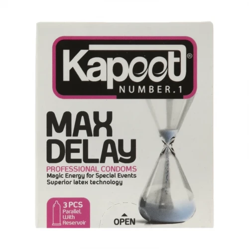 کاندوم کاپوت مدل Max Delay بسته 3 عددی 