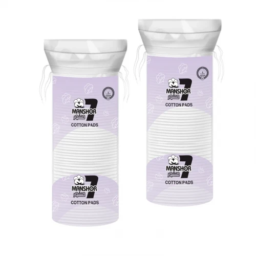 پد آرایشی هفت منشور مدل Double 30 دو بسته 72 عددی