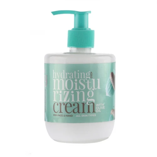 کرم نرم کننده و مرطوب کننده دست و صورت فدک تانیش مدل زیتون مناسب برای انواع پوست حجم 300 میلی لیتر 