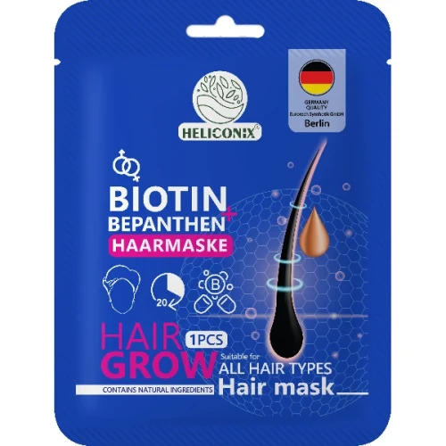 ماسک مو  ترمیم‌کننده هلیکونیکس مدل بیوتین مناسب برای انواع مو حجم 36 میلی لیتر