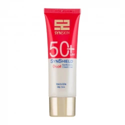 ژل کرم ضدآفتاب بدون رنگ سایناسکین، مدل SPF50، مناسب پوستهای چرب