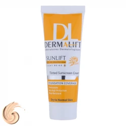 ضدآفتاب درمالیفت SPF50 بژ روشن - حجم 40 میل