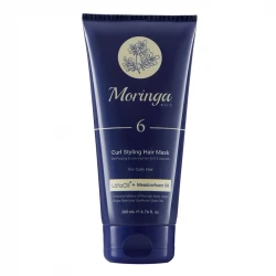 ماسک حالت دهنده موی فر مورینگا امو مدل Curl Styling شماره 6