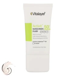 ضدآفتاب فلوئیدی ویتالیر: SPF50 برای پوست چرب