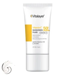 ضدآفتاب ویتالیر SPF50 بی‌رنگ | محافظت و روشن کننده