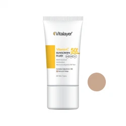 خرید کرم ضد آفتاب رنگی ویتالیر با SPF 50، مدل ویتامین سی