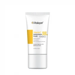 خرید کرم ضد آفتاب رنگی ویتالیر با SPF 50 مدل Vitamin C