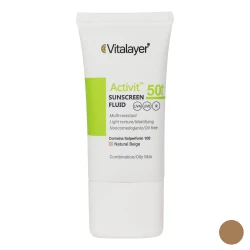 خرید کرم ضد آفتاب رنگی ویتالیر با SPF 50 مدل Activit