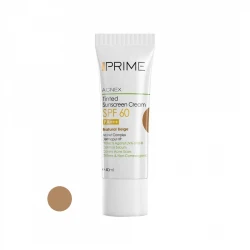 خرید کرم ضدآفتاب رنگی پرایم 60 SPF مناسب پوست چرب و مختلط