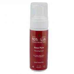 خرید فوم پاک کننده صورت رزالیا مدل Rosa Pure مناسب پوست چرب