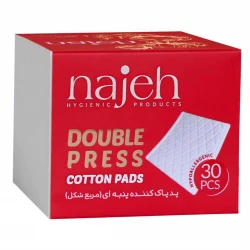 خرید پد پاک کننده آرایش صورت ناژه مدل Double Press