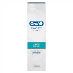 خمیر دندان اورال-بی سری 3D WHITE LUXE مدل FRESH BREATH حجم 160 میلی لیتر