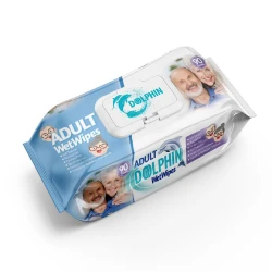 خرید دستمال مرطوب دلفین Adult W | 90 عددی