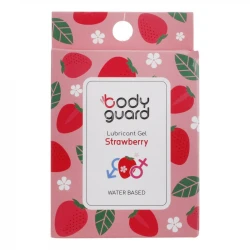 ژل لوبریکانت توت فرنگی بادیگارد