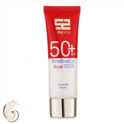 خرید فلوئید ضدآفتاب بدون رنگ ساین اسکین SPF50 مدل SYN SHIELD