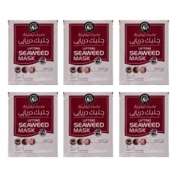 خرید ماسک لیفتینگ صورت دکتر عیدی آلگا مدل جلبک دریایی 6 عددی