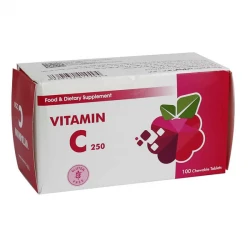 خرید قرص جویدنی ویتامین C دارو پخش 250 میلی گرم 100 عدد
