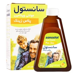 خرید شربت مولتی سانستول پلاس زینک 155 میلی لیتر ساخت ایران
