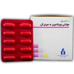 خرید قرص مولتی ویتامین مینرال ایران دارو 100 عدد