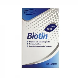 قرص بیوتین های Health - 800 میکروگرم بسته 30 عددی