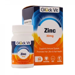 قرص زینک گلوک ویت - 30 میلی گرم بسته 30 عددی
