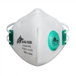 ماسک تنفسی آلفا ماسک مدل فیلتر دار کد N95 بسته 12 عددی 