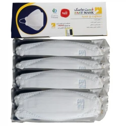 ماسک تنفسی فست مدل 6 لایه سه بعدی نانو FAST بسته 25 عددی