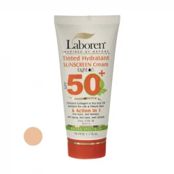 کرم ضد آفتاب رنگی لابورن +SPF50 کد 01 حجم 50 مناسب پوست های چرب حجم 50 میلیلیتر